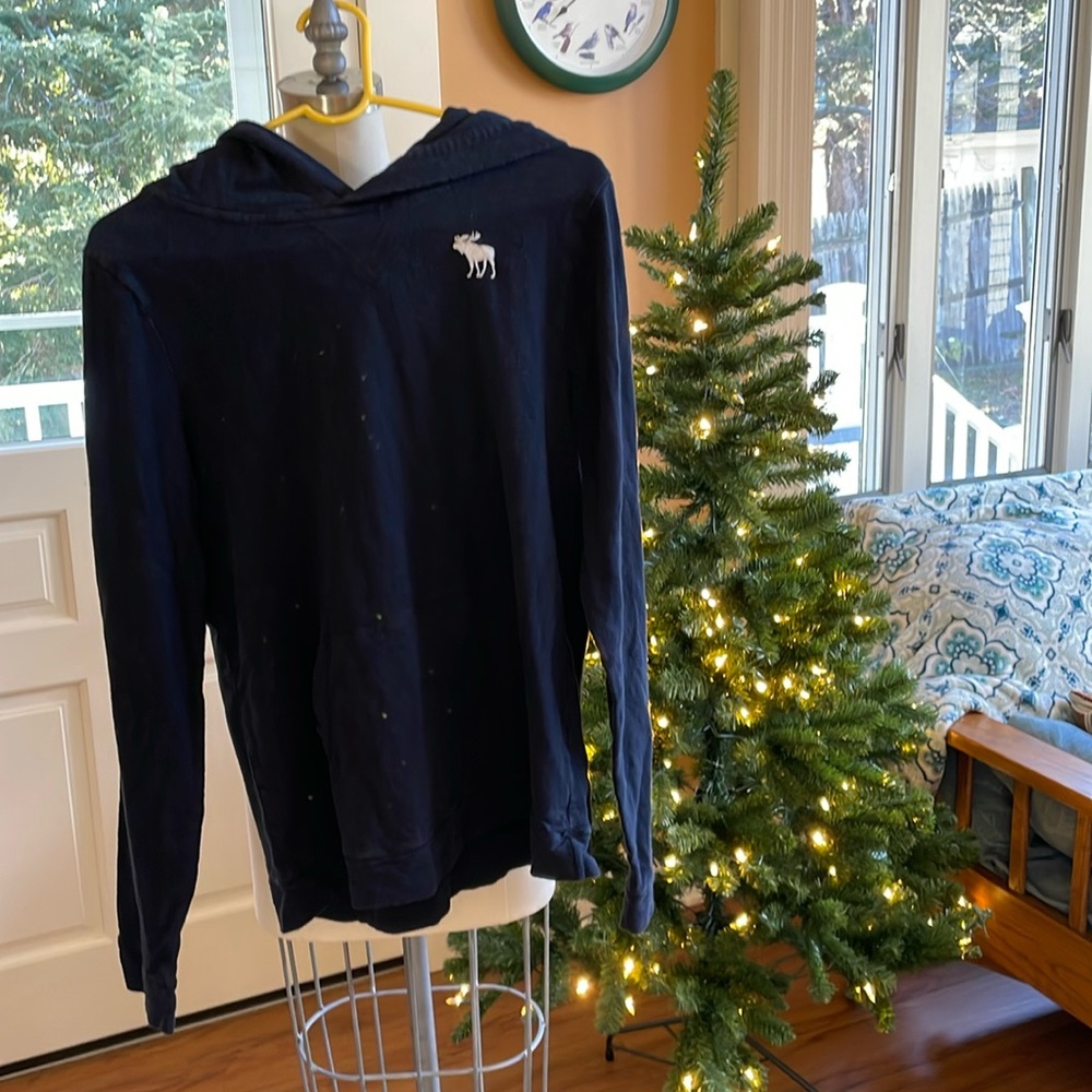 Women’s Sweatshirt Black Abercrombie & Fitch Sz Large.